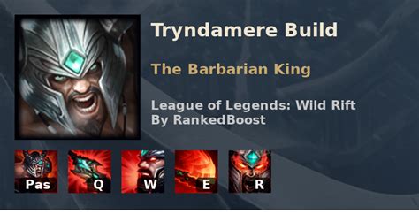 Tryndamere Lol Best Build League Of Draven