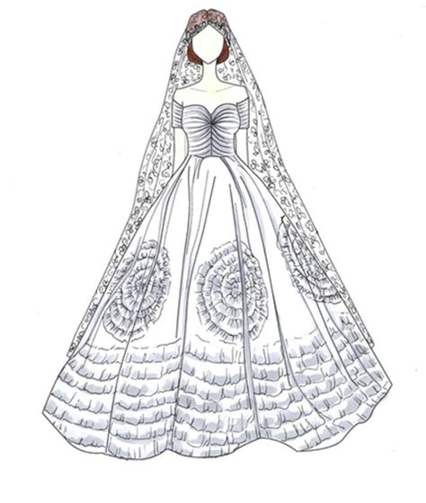 Preferência Desenho Vestido De Noiva Mt17 Ivango