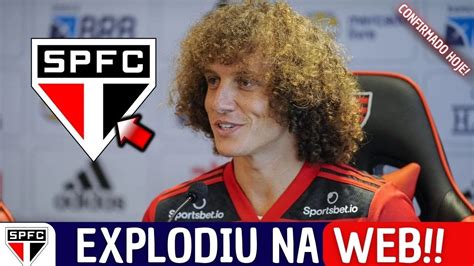 BOMBA CHUPA FLAMIDIA DAVID LUIZ CHEGANDO NO SÃO PAULO ACABOU DE