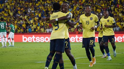 Ecuador Vence A Bolivia Y Sigue En Racha Triunfal Ecuador