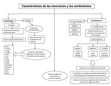 Mapa Conceptual Emociones Y Sentimientos Las Emociones Autosuperación