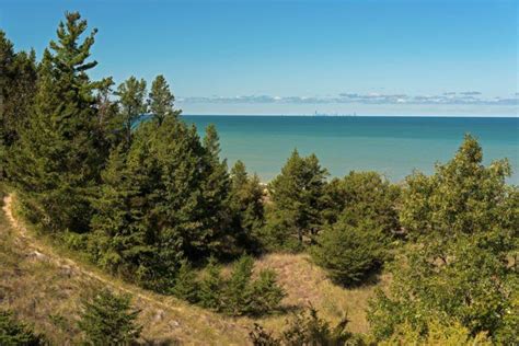 Indiana Dunes Green Valley Lush Green Great Lakes Mother Nature