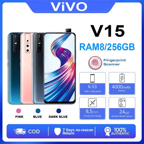 Jual Handphone Vivo V15 Ram8 256GB 6 53 Inch Hp Smartphone 100 Baru