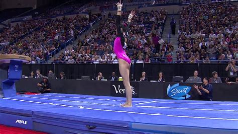 Kyla Ross Vault 2013 Pandg Championships Women Day 1 Youtube