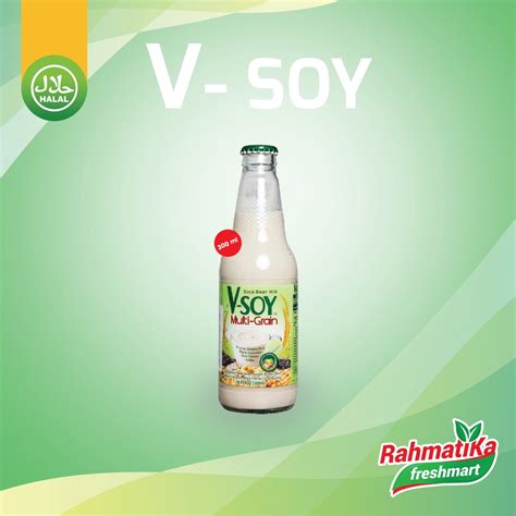 Jual Vsoy Multi Grain Susu Kedelai V Soy Soya Bean Milk Botol 300 Ml