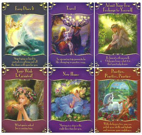 Mensajes M Gicos De Las Hadas Oracle Tarot Deck Cartas Etsy