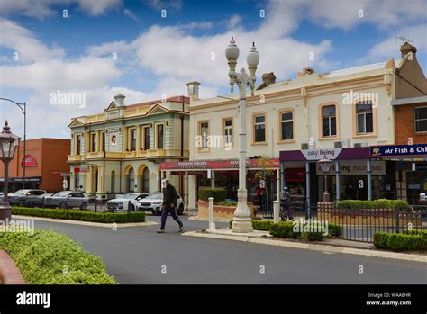 Historic Streetscape Complete With Restored Gas Lamp Street Lighting