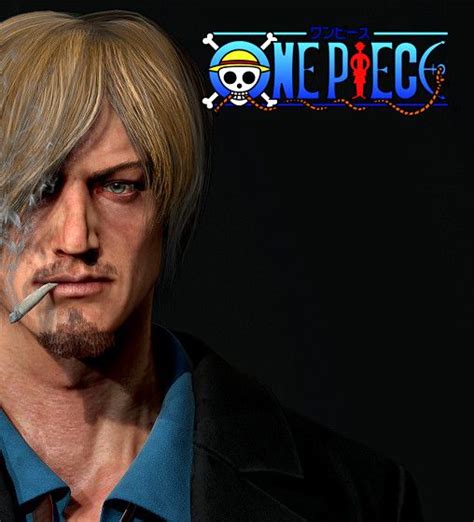 One Piece Sanji Realistic Fan Art Anthony Lacroix One Piece Anime