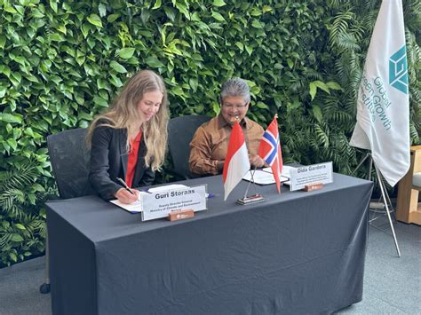 GGGI Facilitates Indonesia Norway MOU For Bilateral Cooperation On