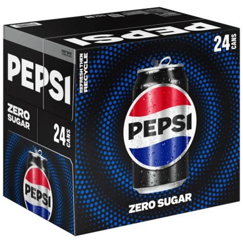 Pepsi Cola Zero Sugar Soda Cans Pk Fl Oz Smiths Food And Drug