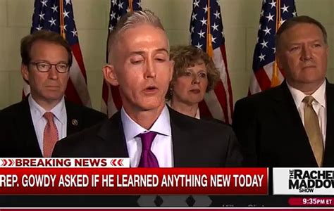 Trey Gowdy On Hillary S Benghazi Testimony Video Dailymotion