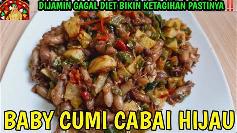 Resep Baby Cumi Cabe Ijo Wajib Anda Coba Youtube