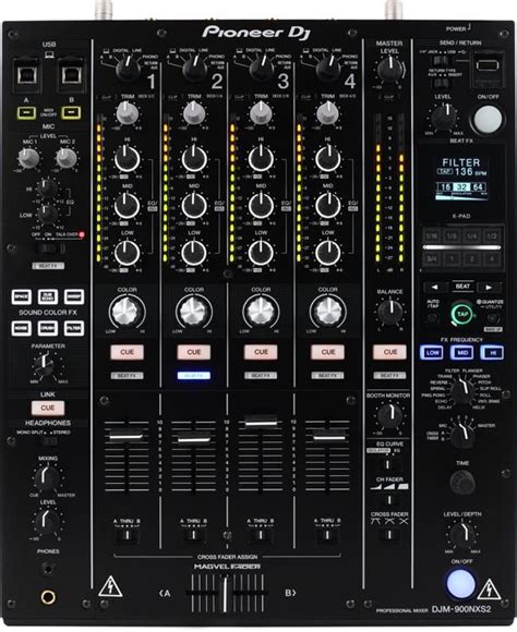 Pioneer DJ DJM-900NXS2 4-channel DJ Mixer with Effects | Sweetwater