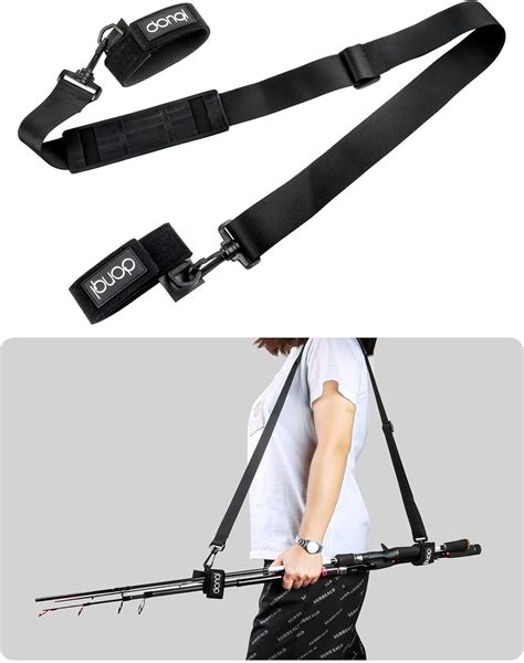 Donql 1 Piece Fishing Belt Fishing Rod Strap Holder Tackle Straps