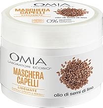 Omia Laboratori Ecobio Linseed Oil Hair Mask - Маска за коса с ленено ...