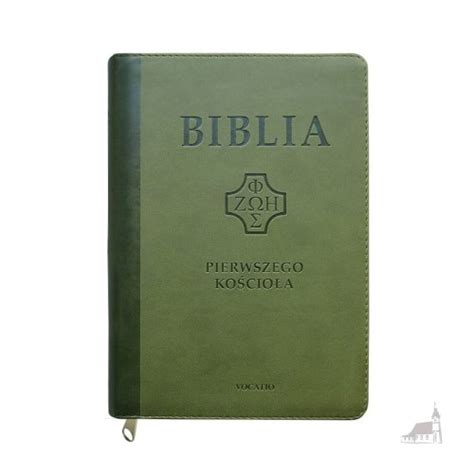 Biblia Pierwszego Ko Cio A Eko Sk Ra Ciemno Zielona Z Paginatorami Na