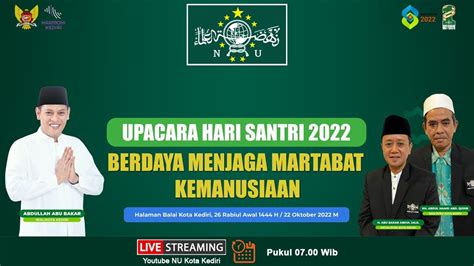 Upacara Hari Santri 2022 PCNU Kota Kediri Berdaya Menjaga Martabat