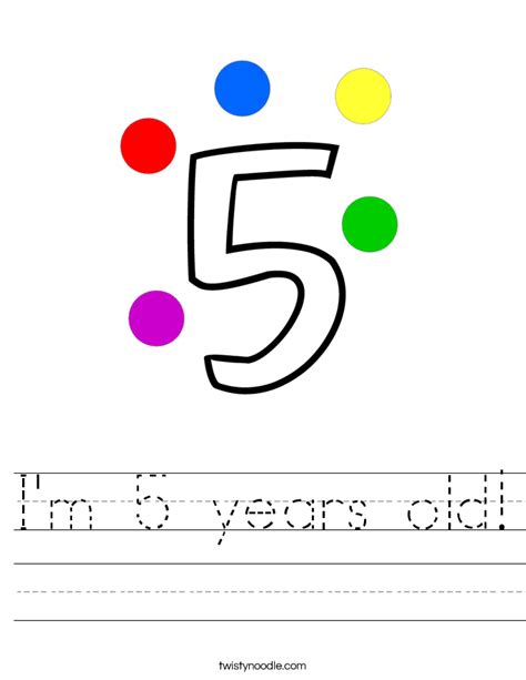 Printable Activities For 5 Year Olds