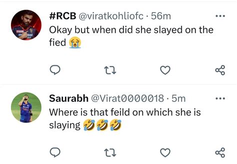 Ritwika Dhar On Twitter Bhai Jo Field Pe She Is Slaying Tum Log Woh Thik Se Likh Bhi Nahi Paa