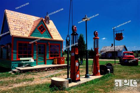 Gas Station Ghost Town Carthage MO Missouri Old Phillip 66 Gas