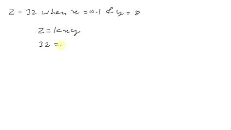 Solved Suppose Z Varies Jointly With X And Y Write A Function That Models Each Relationship