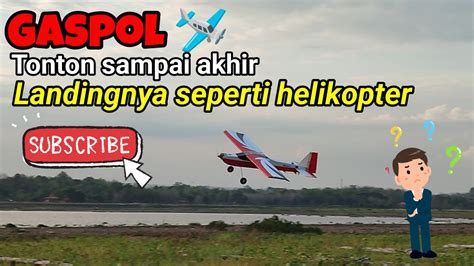 WALAUPUN ANGIN BESAR PESAWAT RC INI MAMPU TERBANG DENGAN LINCAH