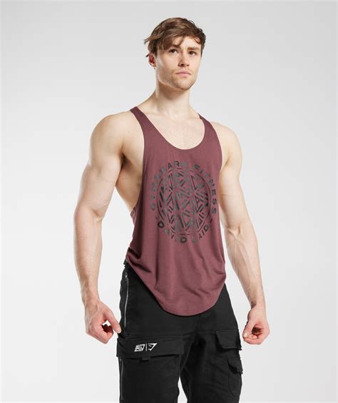 Gymshark GS x David Laid Stringer - Magenta Brown | Gymshark