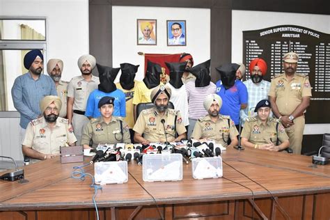 Amritsar Police Arrest Six Accused Who Planning To Kill Gangster Goldy Brar Brother In Law