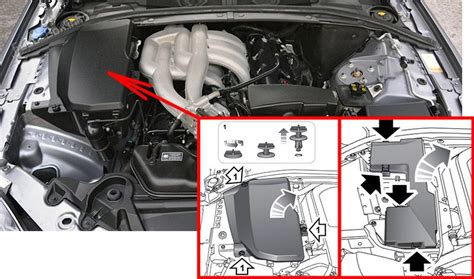 Предохранители и реле Jaguar XF X250 2008 2015 Предохранители