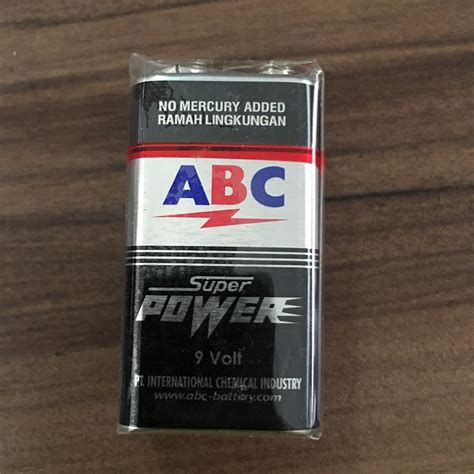 Jual Batu BATERAI 9V ABC 9 Volt 9volt KOTAK Di Lapak Vivi