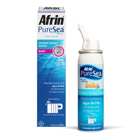 Solución Isotónica de Agua de Mar Afrin Agua de Mar Baby 100 ml Soriana