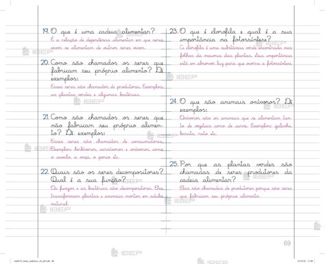 Caderno Do Futuro Ci Ncias Ano Professor