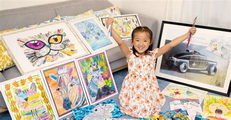 世界的な賞を受賞で注目！8歳の天才画家sayaちゃんのすごさ Fridayデジタル