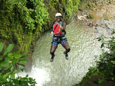 San Jose To La Fortuna Arenal Gravity Falls Waterfall Jumping Costa