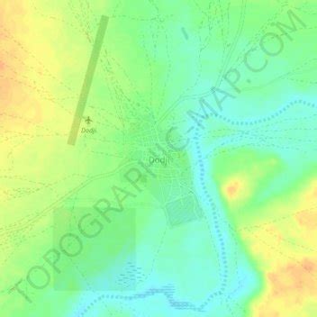 Carte Topographique Dodji Altitude Relief