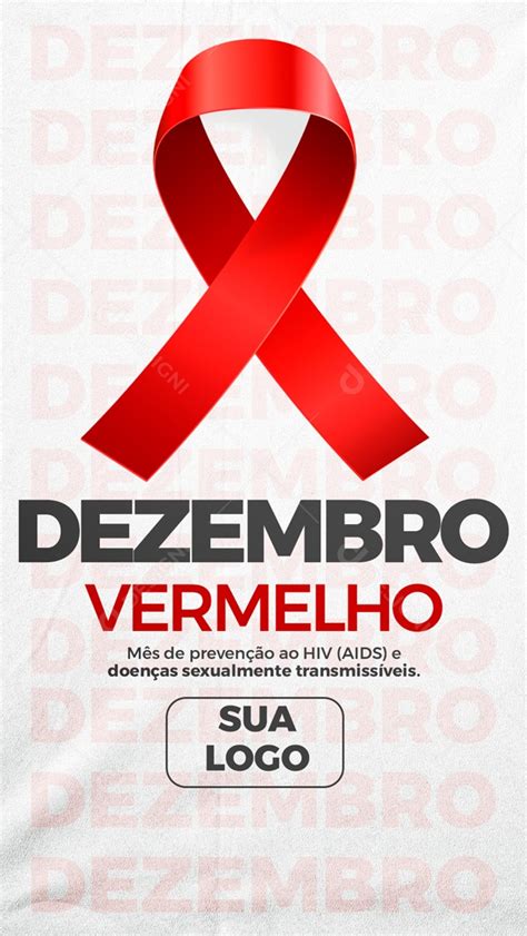 Story Mês De Luta Contra A Aids Dezembro Vermelho Social Media Psd