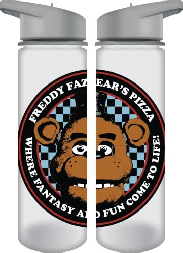 Five Nights At Freddys Freddy Fazbear 24 Oz Plastic Water Bottle