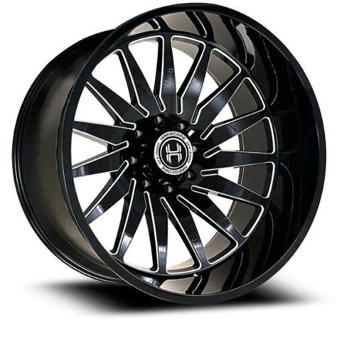 New X Hardcore Hc Sars Wheels Black Milled X X Dodge