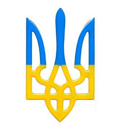 Об'ємна наклейка "Тризуб" :: Онлайн Магазин