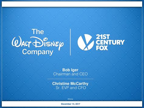 Walt Disney Dis To Acquire Parts Of 21st Century Fox Slideshow