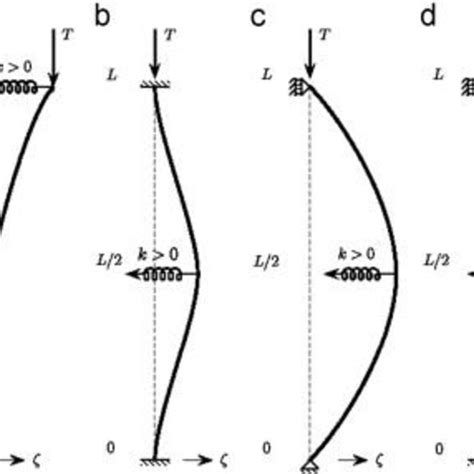 Buckling of a column under axial compressive load P | Download Scientific Diagram