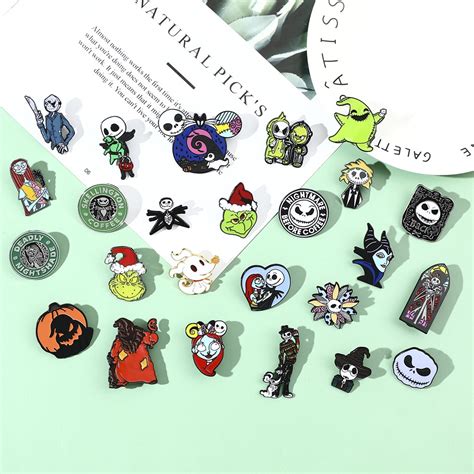 Anime The Nightmare Before Enamel Pin Creative Jack Skellington Broche