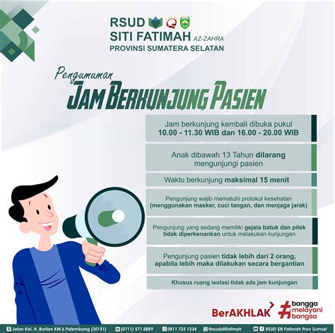 Informasi Jam Besuk Di Rsud Siti Fatimah Rsud Siti Fatimah Prov