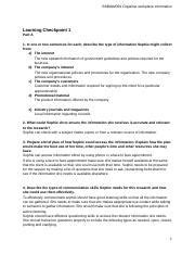 Answers BSBINM301 Organise Workplace Information Docx BSBINM301