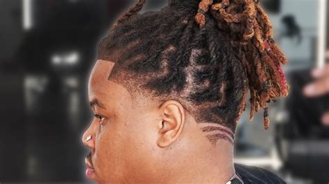 10 MINUTE LOW TAPER WITH LOCS TUTORIAL BY CHUKA THE BARBER - YouTube