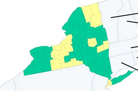 Broome/Tioga's COVID Risk Rate Improves on CDC Map