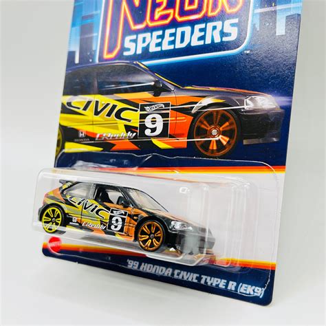 Honda Civic Type R Hot Wheels Neon Speeders Etsy