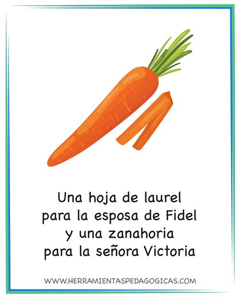 Rimas De Verduras Para Niños Herramientas Educativas