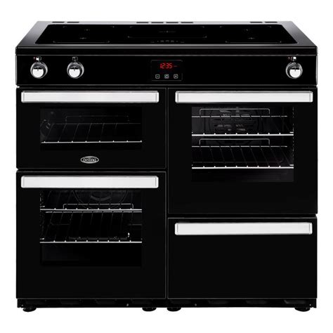 Belling Cookcentre 100 Ei Zwart Fornuis Nu 2249 Slimster