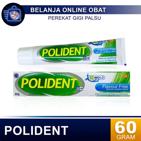 Jual POLIDENT 60 GRAM Perekat Gigi Palsu Shopee Indonesia